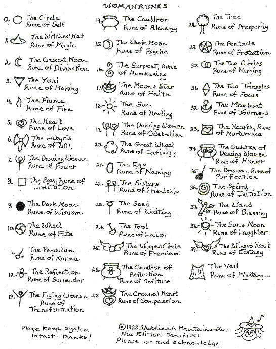 WomanRunes
