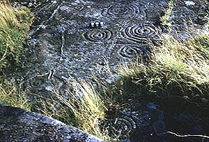 Well with ancient markings, entrance into Maris underworld